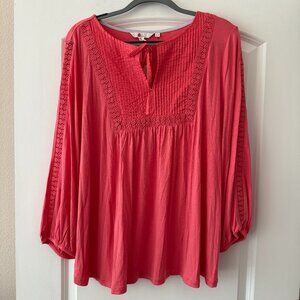 NWT Boden Top with lace detail - Size 16 - Never Worn